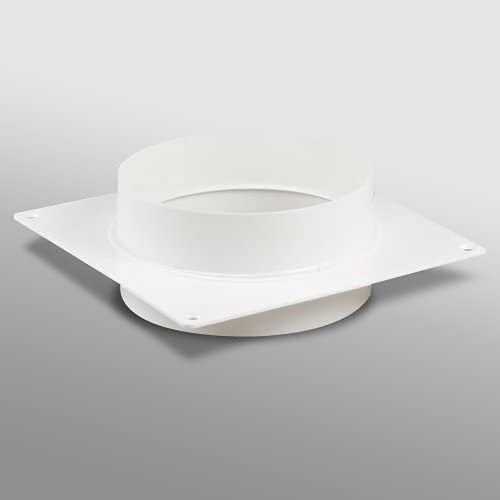 Buy 150mm 6 inch Solid Wall Plate Spigot for Air Con Duct Cooker Hood