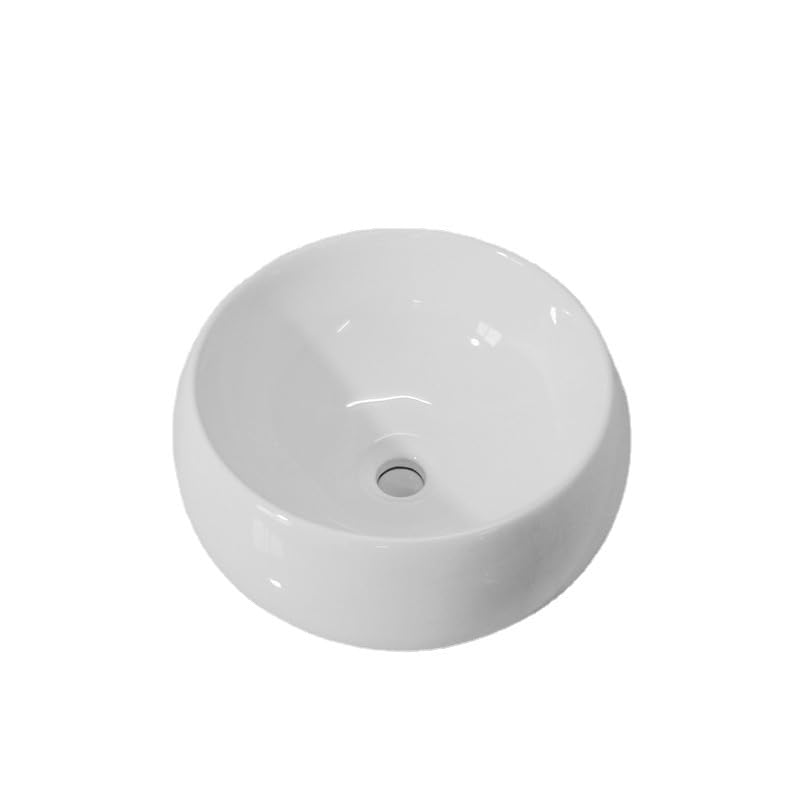 Lavabos de sobreponer que evitan salpicaduras con diseño redondo minimalista