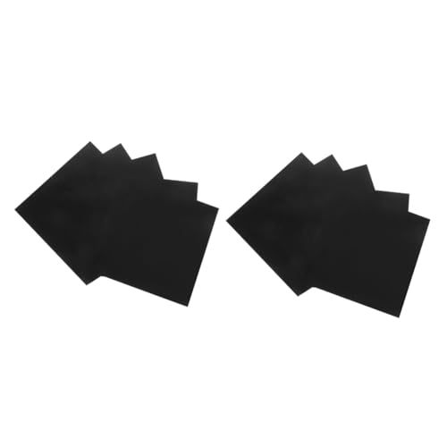 TOPPERFUN 10pcs Aluminum Sheet DIY Crafting Aluminum Plate Thick Metal Plate for Industry Projects Shape