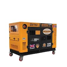 Zetsu Super Silent Diesel Generator, 12.5 KVA, 220V/380V, Air-Cooled, Model KDE12500EQ-0