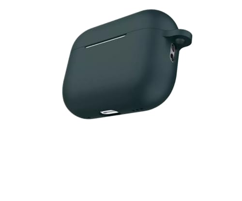 Capa de Silicone Compatível Case AirPods Pro e Pro 2 (Preto)