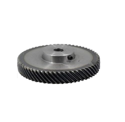 Bevel Gear Pinion Hardware Mechanical 1Mod 60 Teeth 1M 60T Left Helical Gear Motor Interlaced Gear 45 Degree Left Helical Gear 8mm 10mm 12mm Hole(12mm Keyway 4mm)