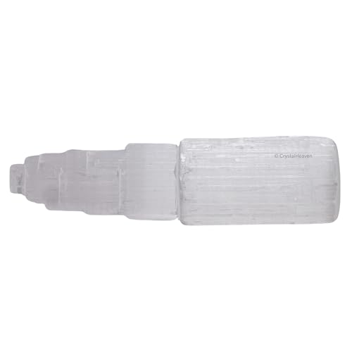 Image of Certified Selenite Tower Charging Plate - 15 cm Premium Selenite Stone for Crystal Charging - Elegant Selenite Plate for Bracelets and Healing Crystals - Natural Energy Amplifier and Cleanser