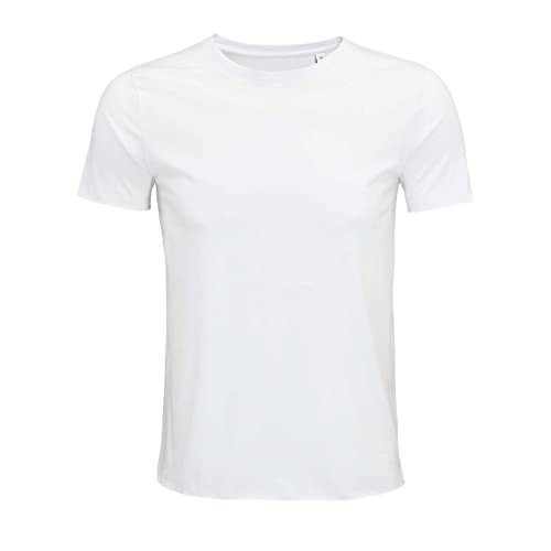 Camiseta de marque Leonard Men, t-shirt haut de gamme blanc à manches courtes pour homme M