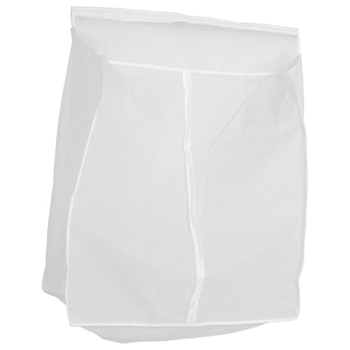FRCOLOR Funda para Ropa de Armario Gruesa y Resistente, Bolsa Protectora Antipolvo 50x80x90 Cm, Cubierta Colgante para Guardar Prendas en Casa, Funda Reutilizable y Plegable