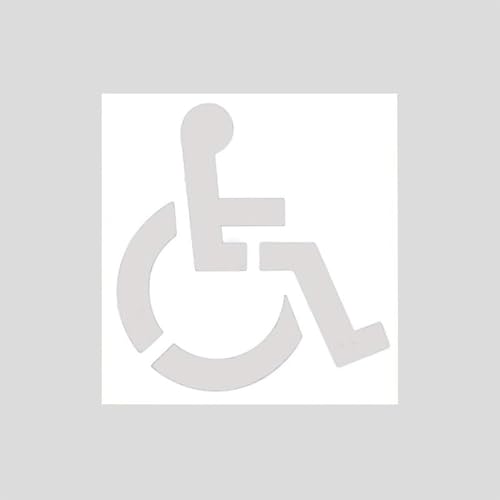 Pochoirs de parking réutilisables et durables pour marquage extérieur net