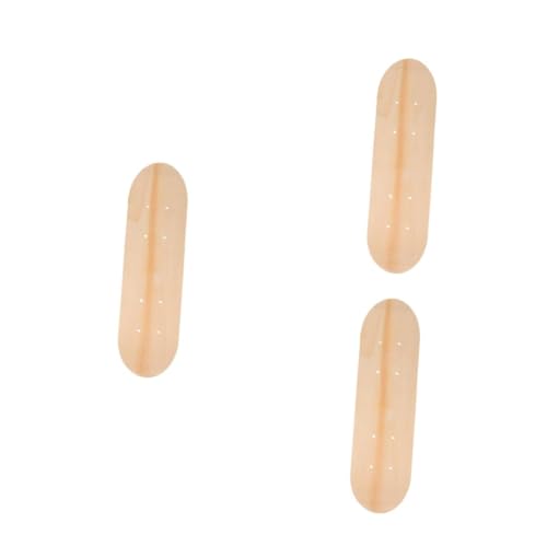 SUPVOX 3 Piezas Tablero de Skateboard Infantil para DIY Deck de Madera de Doble Cara para Skate y Resistente para Decoración Personalizable