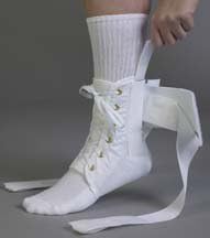 223182 Brace Ankle ASO Nylon White Small Part# 223182 by Medical Specialties Qty of 1 Unit