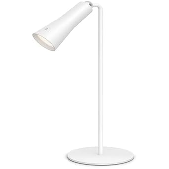GRILL BUMP 3 in 1 Rechargeable Desk Lamp Removable Head Standing Desk Lamp White LED Lamp, Comes with Table Stand, Clamp Holder and Adhesive Holder