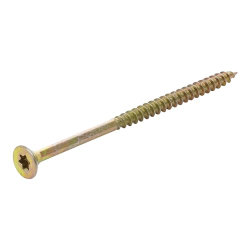 BGS Diy 80999 | Tornillos multiuso | con perfil en T (para Torx) T25 | 6,0 x 100 mm | 20 piezas