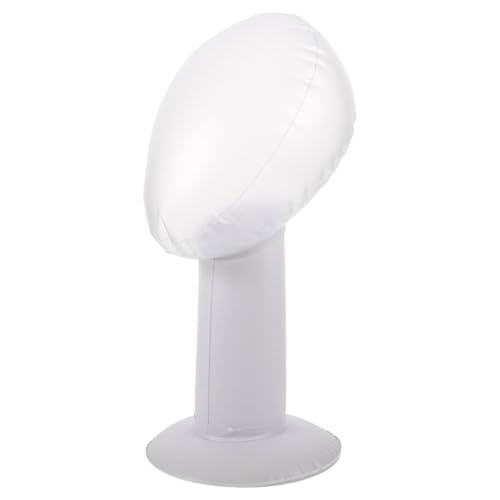 NIYANGLE PVC Inflatable Mannequin Head for Baseball Caps and Wigs Durable Hat Display Stand for Tabletop Use Realistic Design for Makeup and Beauty Industry Reusable Support Holder