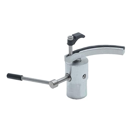 Swiixxer Elevador de brazo de alta gama para tocadiscos LP, grabadora, reproductor de disco, vinilo, fono, audio HiFi, accesorios de bricolaje (plata)