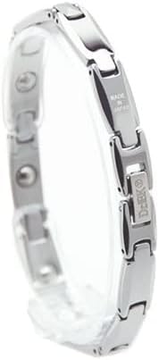 Dr.+BK ゲルマニウムブレスレット　BT007[男性] (M, シルバー)