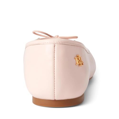 Image of Lauren Ralph Lauren Womens Jayna Nappa Leather Flat