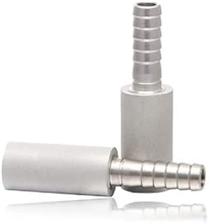Joywayus Aeration Stone 0.5 Micron Stainless Steel Oxygenation Diffusion Stone 1/4" Barb for Home brewing Wine Beer Soda (...
