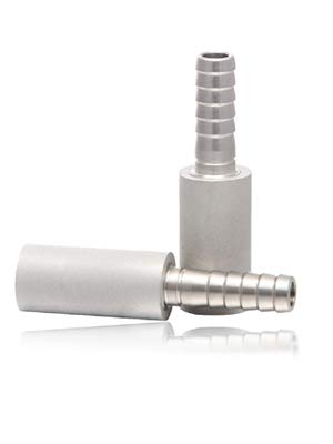 Joywayus Aeration Stone 0.5 Micron Stainless Steel Oxygenation Diffusion Stone 1/4" Barb For Home Brewing Wine Beer Soda (Pack Of 2) #TOP4
