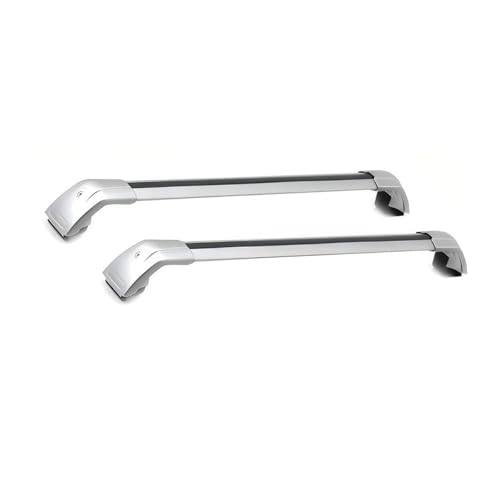 Bacas portaequipajes 2 barras transversales techo con cerradura barras carga plateadas ajustables para INFINITI para QX30 2017-2019 portaequipajes