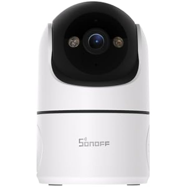 SONOFF Indoor Cam PT2, Kamera WiFi 1080P z Obrotem/Pochyleniem, Widok 360°, Śledzenie Ruchu/AI, Dwukierunkowe Audio, Tryb Nocny, Tryb Prywatności, Pamięć Cloud/SD, Kompatybilna z Alexa i Google Home