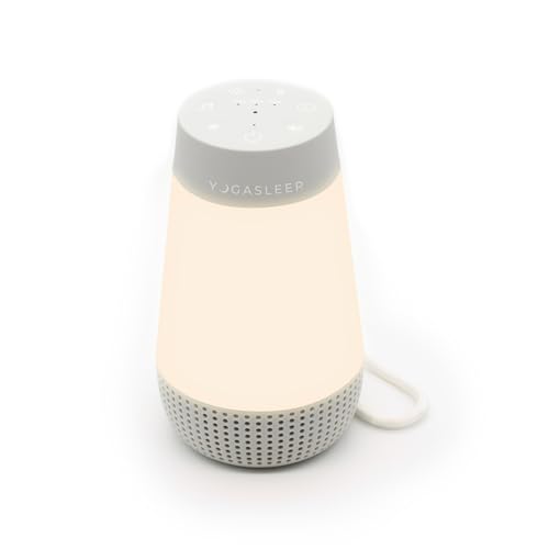 Image of Yogasleep Baby Soother White Noise Sound Machine & Night Light, with Voice Recording & 5 Sound Options Including Brown Noise, Nature Sounds & Lullabies, Noise Cancelling & Sleep Aid, Registry Gift