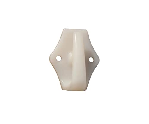 TENDAGGIMANIA Accessori Camion Ganci Furgone - 1 Gancio a 2 fori Modello Cobra in PVC per Corde Elastiche - Ganci per Teli e Teloni Camper, Ganci per tende Camion, Furgone