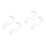 Cabilock 4stücke Acryl Gürtelständer Transparente Aufbewahrung Für Gürtel Elegante Präsentation Für Mode-Accessoires Hochwertiges Strapazierfähiges Material Für Geschäfte Und