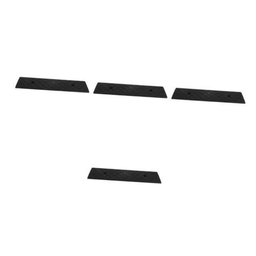 Qwfvhj Schwellenrampe 4 Stück Gummi-Rampe
