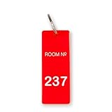 Toynk Overlook Hotel Room 237 Keychain | Room Key Tag Replica from The Shining | Collectible Movie Memorabilia