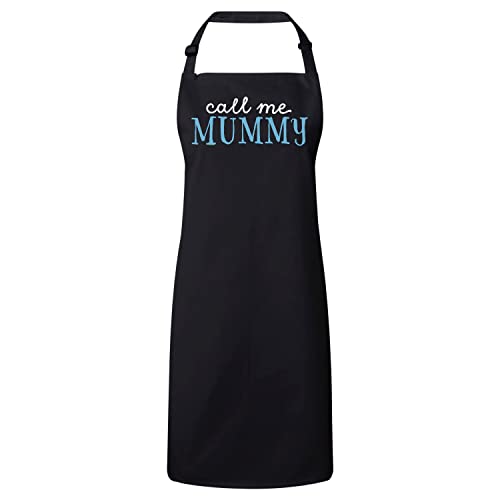 Tablier cuisine premium noir maman prépare de bons gâteaux en famille