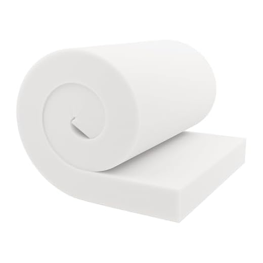 GoTo Foam 4" Height x 24" Width x 120" Length 44ILD (Firm) Upholstery Cushion Made in USA