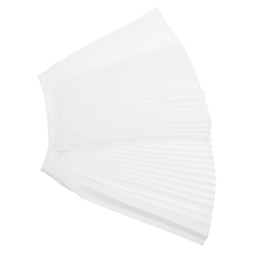 Capa impermeable blanco para barbero con cierre de velcro