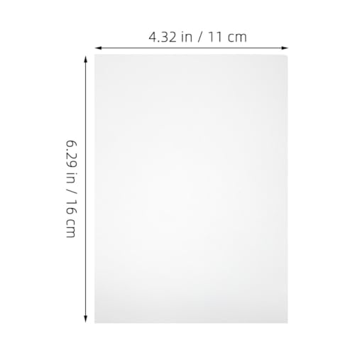 Hojas laminadoras transparentes Holibanna PET, 100 unidades para proteger fotos en casa u oficina 2