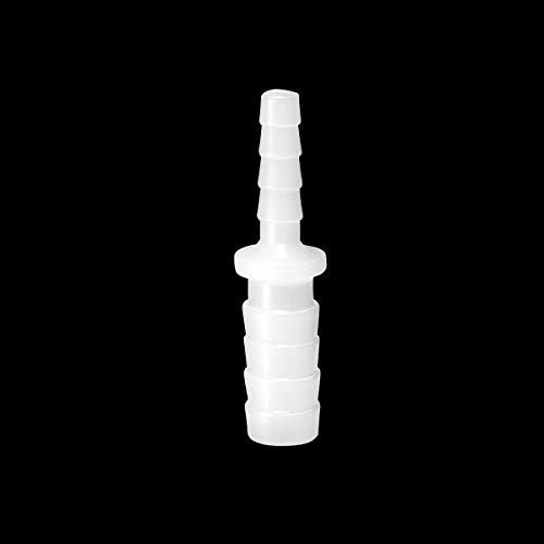 Feelers Plastic Hose Barb Reducer, 5/16" To 3/16" Barb Hose Id, Reducing Barb Brabed Fitting Mender Splicer Union For Coffee Maker And Aquarium Household Transport Fuel/Gas/Liquid/Air (Pack Of 5) #TOP4