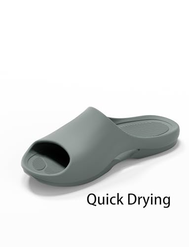 KENROLL Shower Shoes, Non Slip Slide Sandals for Women and Men, Lightweight House Slippers for Indoor Bathroom Dorm Pool Swimming Beach3