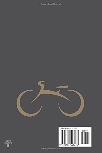 Create Adventures for Yourself: Gift for Cyclist | A Lined Book with Cycling Related Silhouettes for Writing Notes | Replacement for Traditional Greeting Cards image 3