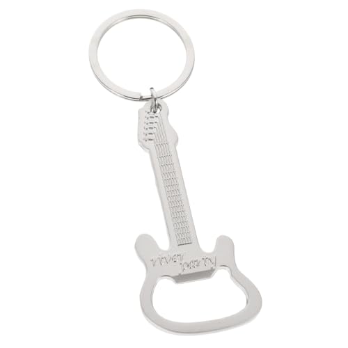 Toyvian Abridor de Botellas con Diseño de Guitarra Accesorio Metálico Resistente para Cerveza y Refrescos para Bares Restaurantes y Uso Doméstico