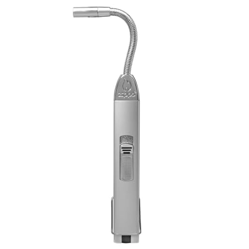 Zippo Flex Neck Utility Lighter - Satin Silver - Empty - 121653