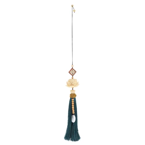Accessoire intérieur voiture lotus bleu : pendentif suspendu esthétique