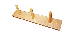 Perfect Wood Works Wooden Heavy Duty Wall Mounted Hooks for Hanging
