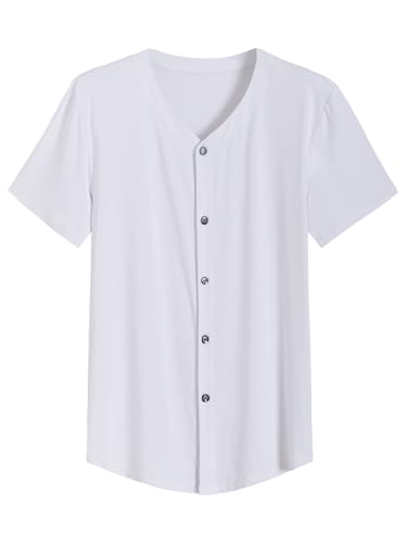 Image of Latuza Men's Bamboo Viscose Button Down Pajama Shirt 2 Pack
