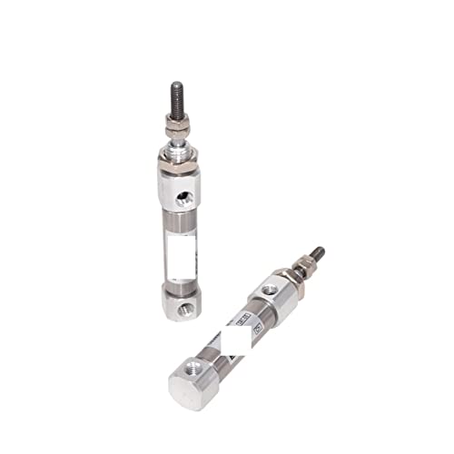 Cilindro neumático CDJ2B de doble acción y doble vara con vástago de 10mm 2