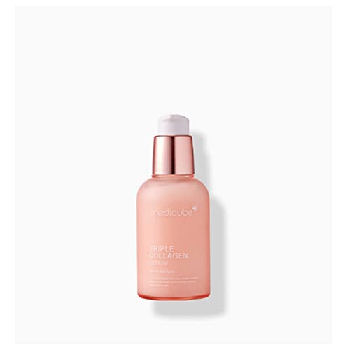 Image of Medicube Triple Collagen Essential Serum, 2.1 fl oz (55 ml) | Lightweight Hydrating Serum with Triple Collagen Complex | Designed to Enhance Skin Elasticity & Smoothness | Unbox Japan Exclusive