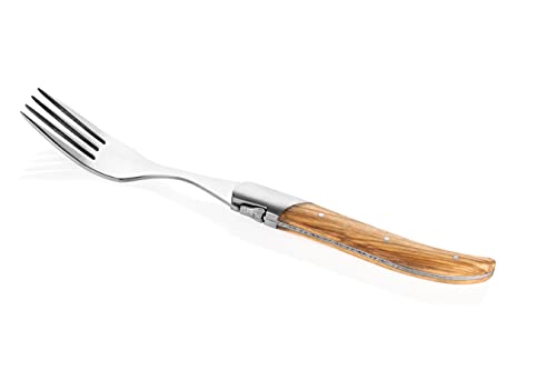 Foto von Laguiole Style de Vie Gabeln Luxury Line, 6-teilig, Olivenholz