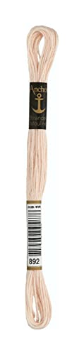 Anchor Fil broderie 6 brins 8.75 verges - Rosé vin clair 12 par boîte
