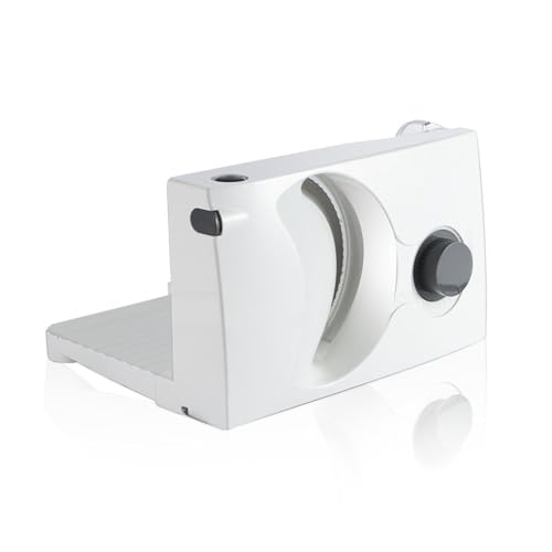 Foldable Meat Slicer Bread Slicer Folding Electric Food Slicers Cutting Thickness 0-15 Mm for Different Foods As Meat, Bread, Vegetables, Ham, Cheese 150W