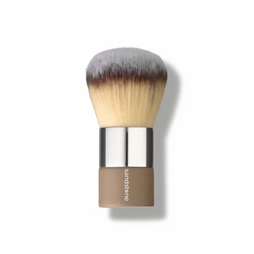 Sandstone Scandinavia Kabuki-Pinsel – Professioneller Make-up-Pinsel für Puder & Foundation – Ultraweiche, Dichte, Vegane Borsten