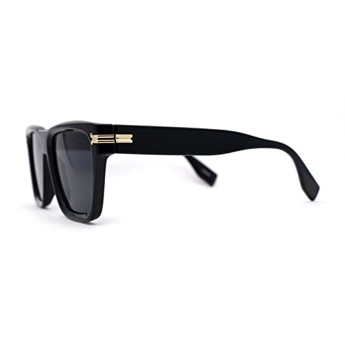 Womens Mod Square Large Cat Eye Beveled Plastic Sunglasses3