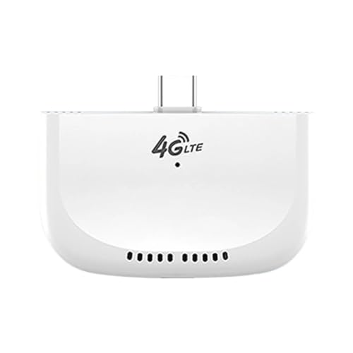 Cpolebev Enrutador Portátil 4G LTE Enrutador Móvil Inalámbrico Tipo C para Viajes, Hogar, Oficina, Punto de Acceso de Bolsillo, Dongle, WiFi Móvil