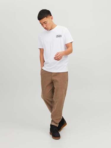 JACK & JONES JJECORP T-Shirt pour Homme avec imprimé dans Un Pack avantageux avec col Rond, XXXL – vue 4