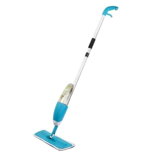 Image of Spray Mop for Floor Cleaning with Water Spray 360 Rotating Head Microfiber Washable Pad Flat Mop for Tiles Marble Wooden Floors