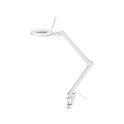 Goobay LED dimmbare Lupenleuchte, 1-9W; 127mm Glaslinse, 1,75x Vergrößerung, 3 Dioptrien, 860 Lumen